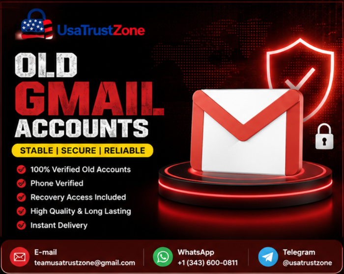 Premium Old Gmail Accounts for Business Marketing In USA