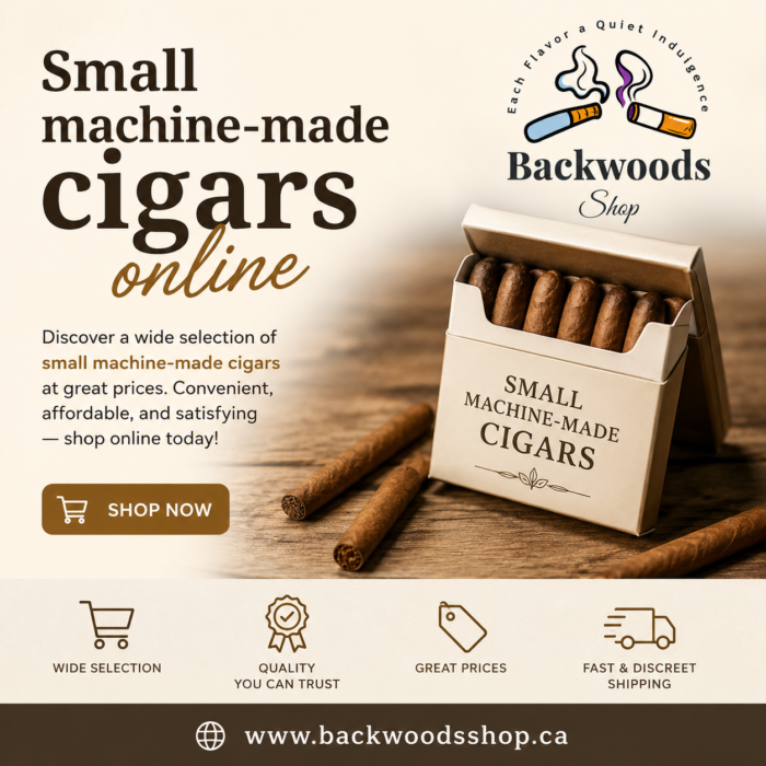 Buy Small Machine-Made Cigars Online from Backwoods Shop