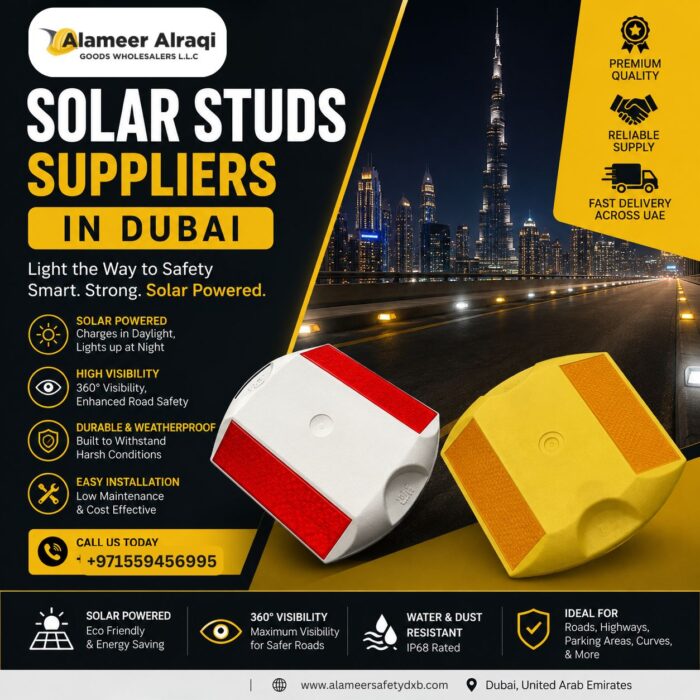 Solar Studs Suppliers in Dubai | Premium Road Safety Solutions