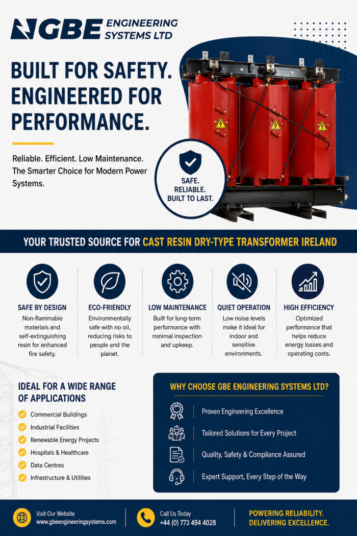The Benefits of Installing a Cast Resin Dry-Type Transformer Ireland