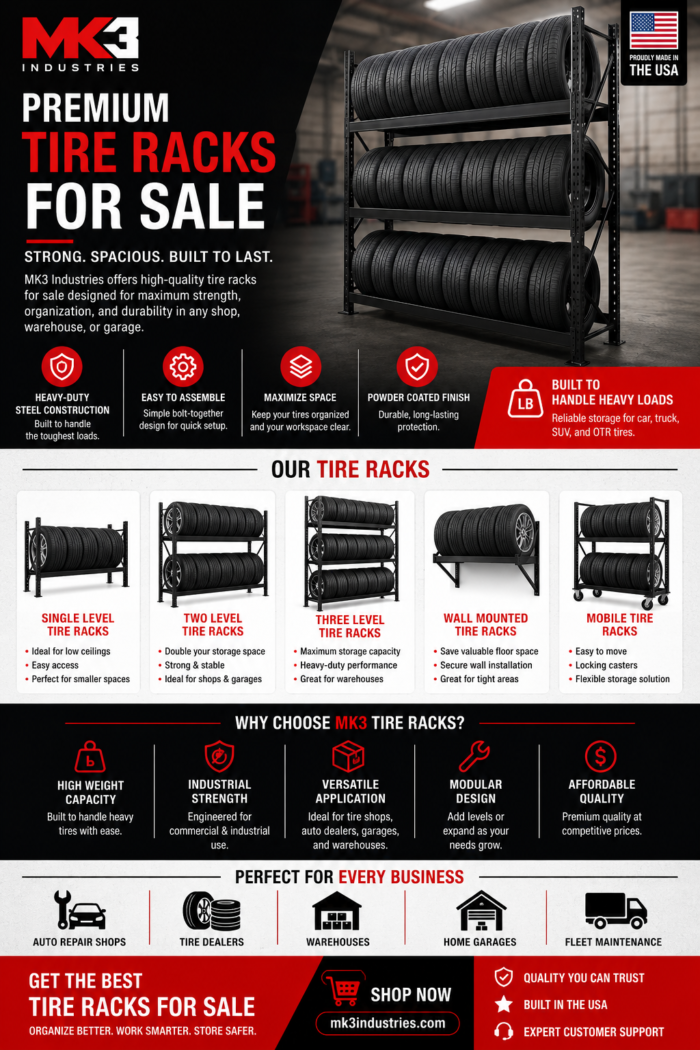 Tire Racks for Sale for Organized and Efficient Tire Storage