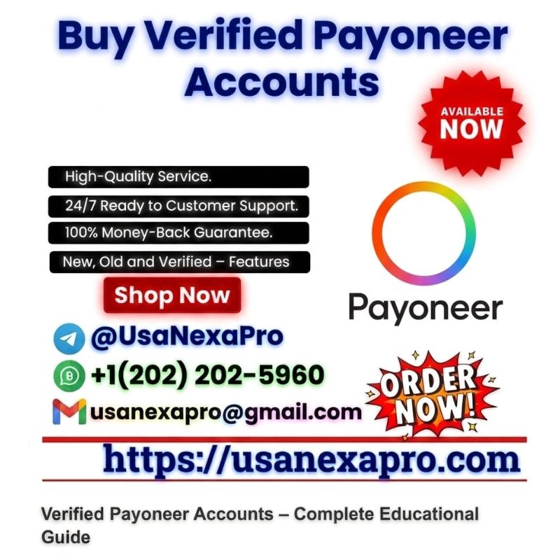 Buy Verified Payoneer Accounts