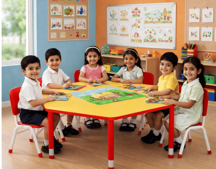 Why is it important to select suppliers who offer durable and ergonomic furniture for schools?