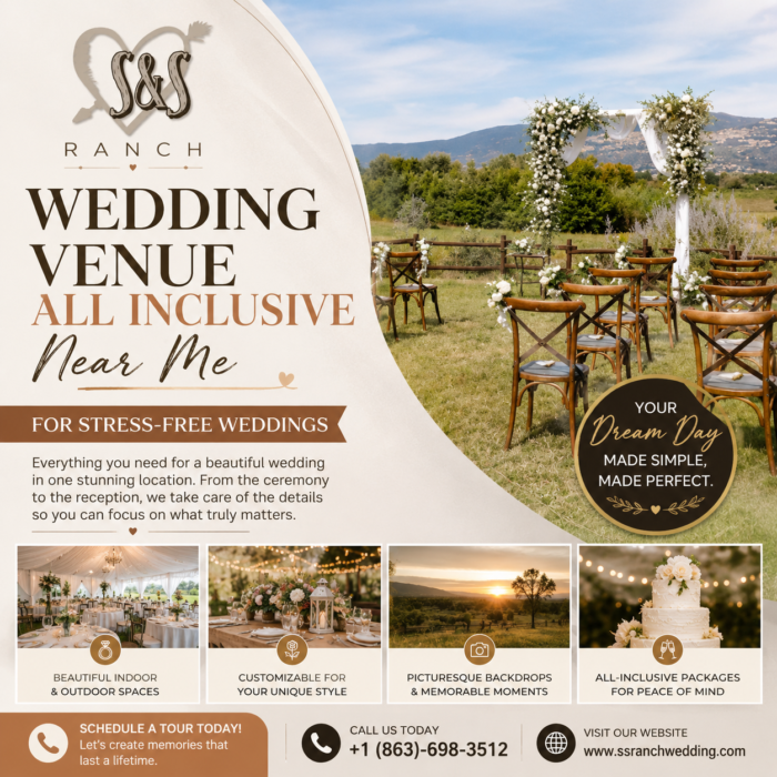 Wedding Venue All Inclusive Near Me for Stress-Free Weddings