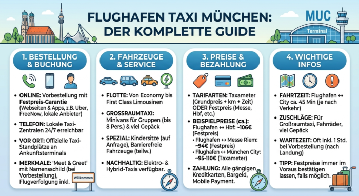 Komfortabler Flughafentransfer in München
