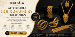 Affordable Gold Jewelry for Women by Blue Safa Online