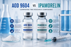 AOD 9604 vs Ipamorelin: Research Applications Compared