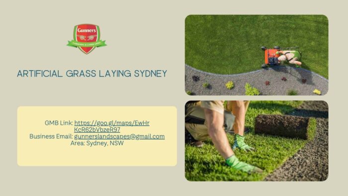 Artificial Grass Laying in Sydney