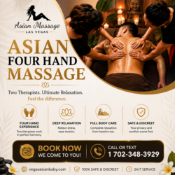 Professional Asian Four Hand Massage in Las Vegas
