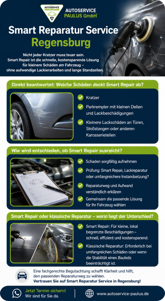 Smart Reparatur Service Regensburg – Welche Schäden?