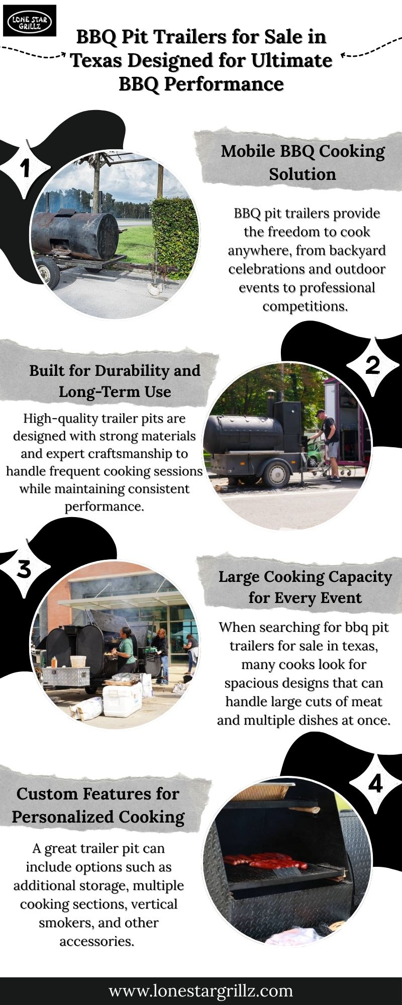 BBQ Pit Trailers for Sale in Texas Built for Serious BBQ Lovers