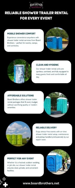 Reliable Shower Trailer Rental for Every Event & Project