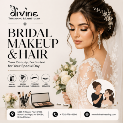 Bridal Makeup, Hair Styling & Lash Services in North Las Vegas