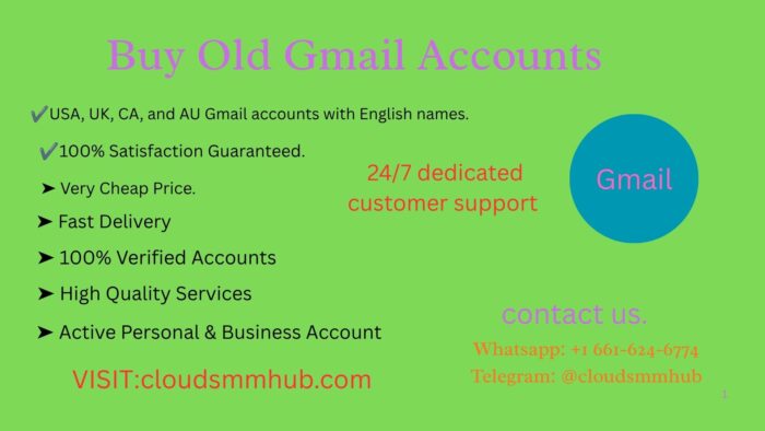 Top 31 Trusted Platforms to Buy Old Gmail Accounts USA 26