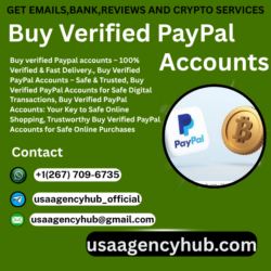 Top 7 Sites to Buy Verified paypal Accounts USA & Uk ,CA ,NA, AUS, Chile