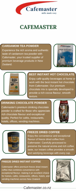 Premium Drinking Chocolate Powder for Cafés Offices and Home Use Cafemaster