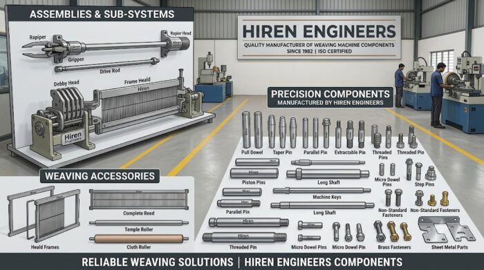 Textile Weaving Machine Components – Hiren Engineers