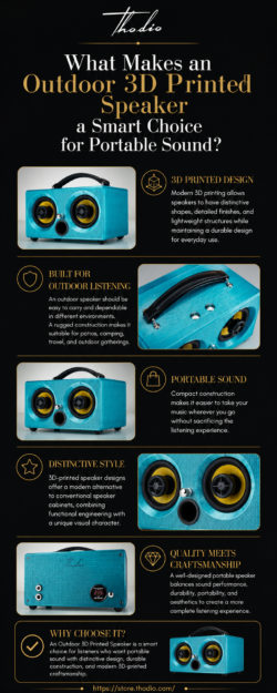 What Makes an Outdoor 3D-Printed Speaker a Smart Choice for Portable Sound?