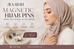 Magnetic Hijab Pins for a Secure, Elegant Hold