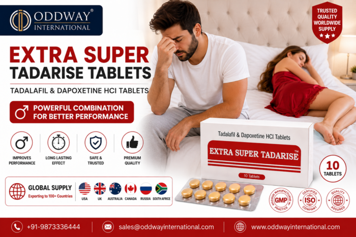 Extra Super Tadarise Tablet Price for USA Import Channels — Oddway Supply