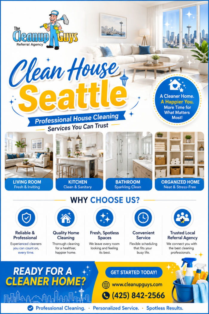 Trusted Clean House Seattle Services