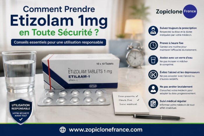 Comment Prendre Etizolam 1mg en Toute Sécurité?