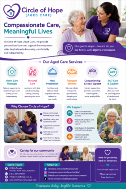 Compassionate Care and Support from Circle of Hope (Aged Care)