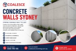 Concrete Walls Sydney | Professional Concrete Wall Services by Coalesce Concreting