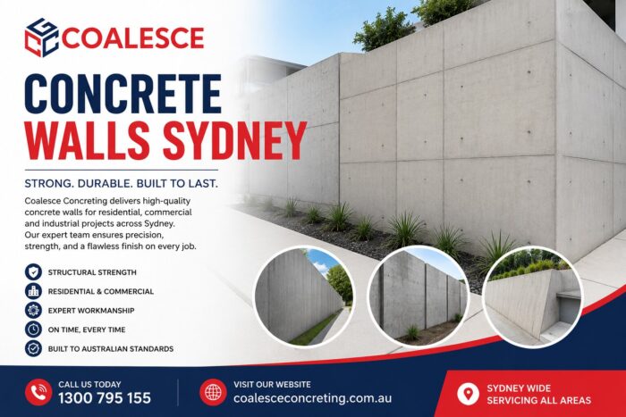 Concrete Walls Sydney | Professional Concrete Wall Services by Coalesce Concreting