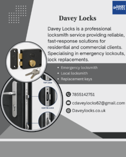 24 Hour Locksmith Services | Davey Locks