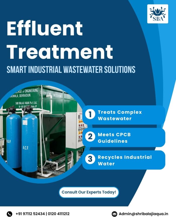 Effluent Treatment Plants Built for Industry – Shri Balaji Aqua