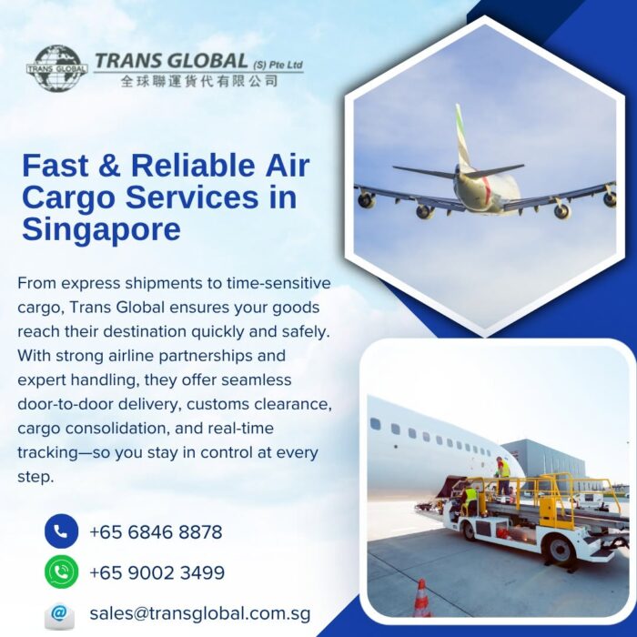 Fast & Reliable Air Cargo Services in Singapore