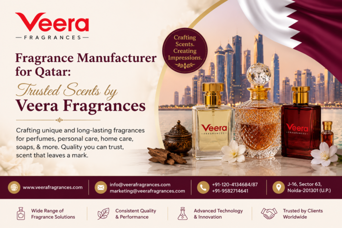 Fragrance Manufacturer for Qatar Trusted Scents by Veera Fragrances