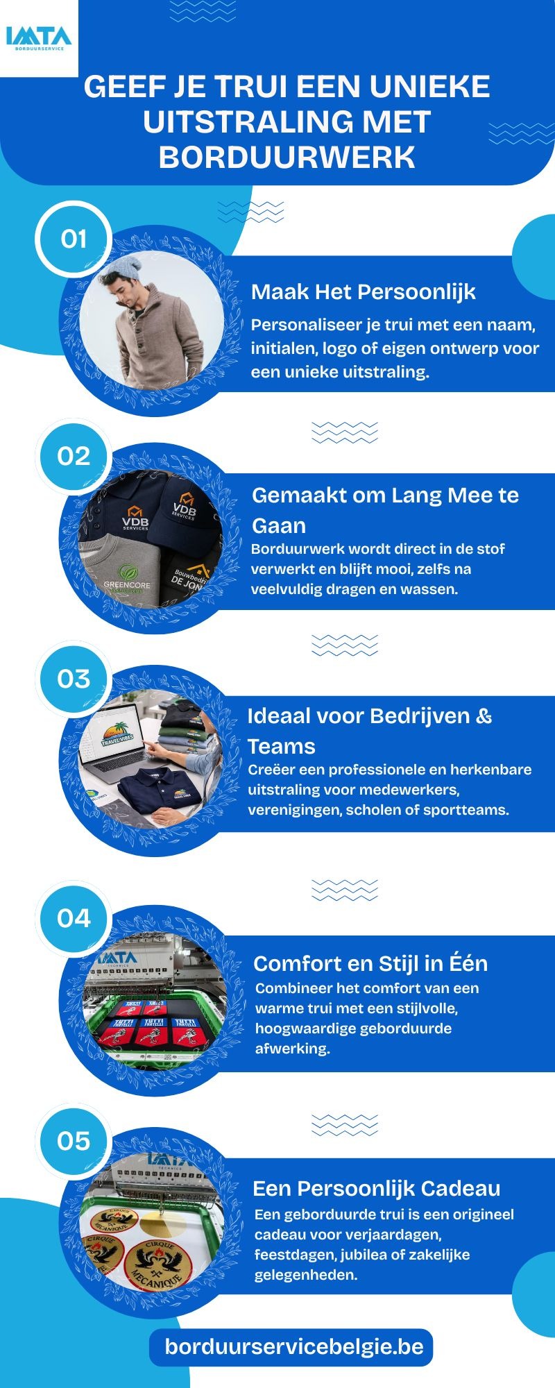 Geef je trui een unieke uitstraling met borduurwerk