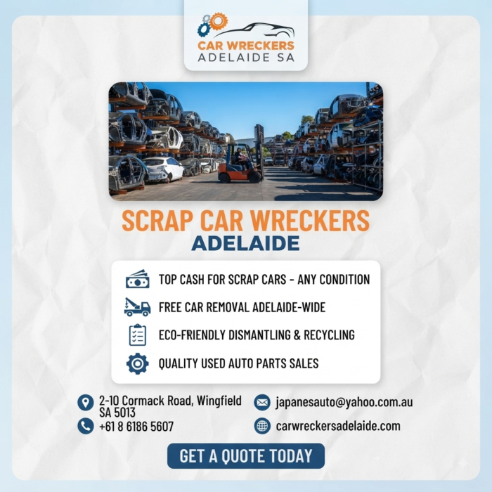 Scrap Car Wreckers Adelaide: Top Cash & Free Removal