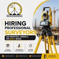 Hiring Professional Surveyors on Monthly, Weekly, or Daily Basis