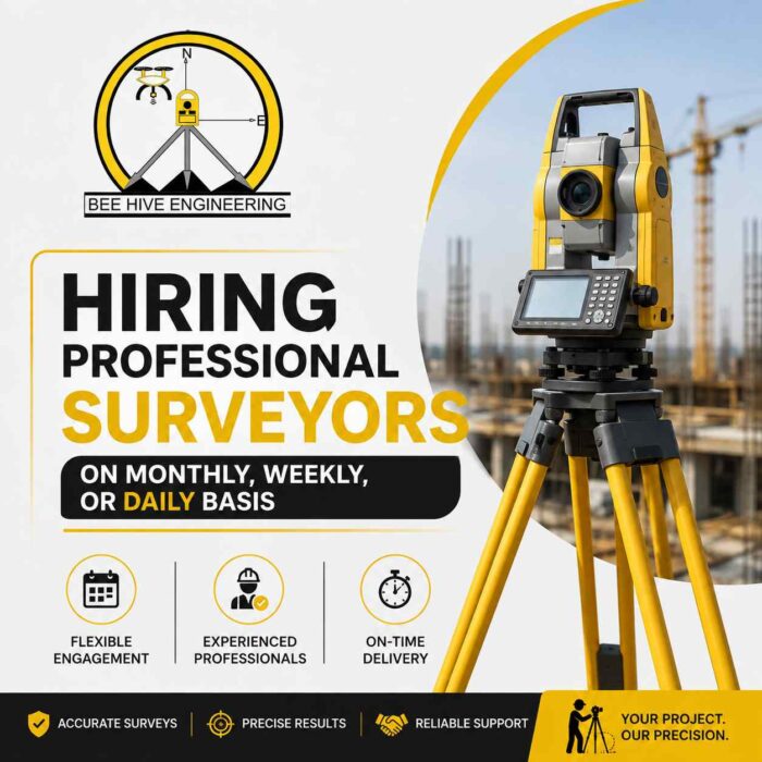 Hiring Professional Surveyors on Monthly, Weekly, or Daily Basis