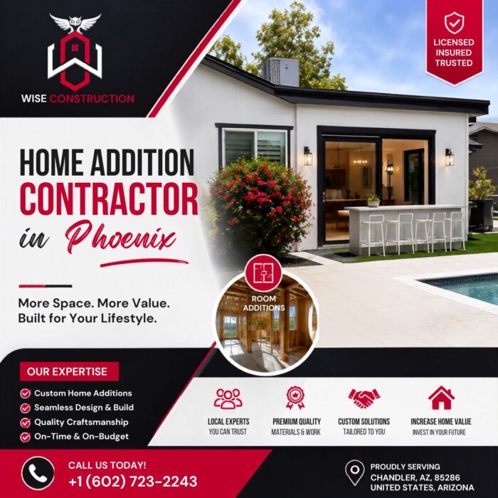 Home Addition Contractor in Phoenix | Wise Construction