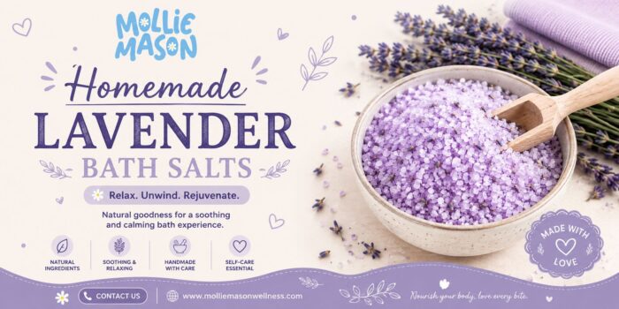 Homemade Lavendar Bath Salts Guide | Mollie Mason