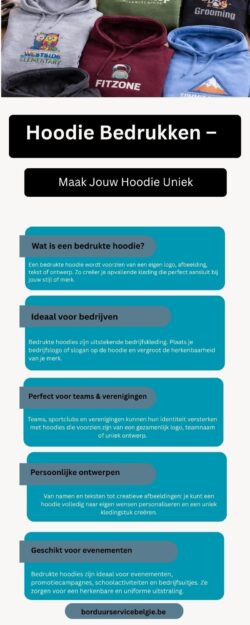 Hoodie Bedrukken – Maak Jouw Hoodie Uniek