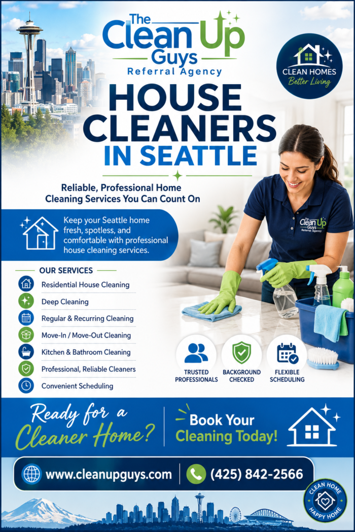 Trusted House Cleaners Seattle for Every Home