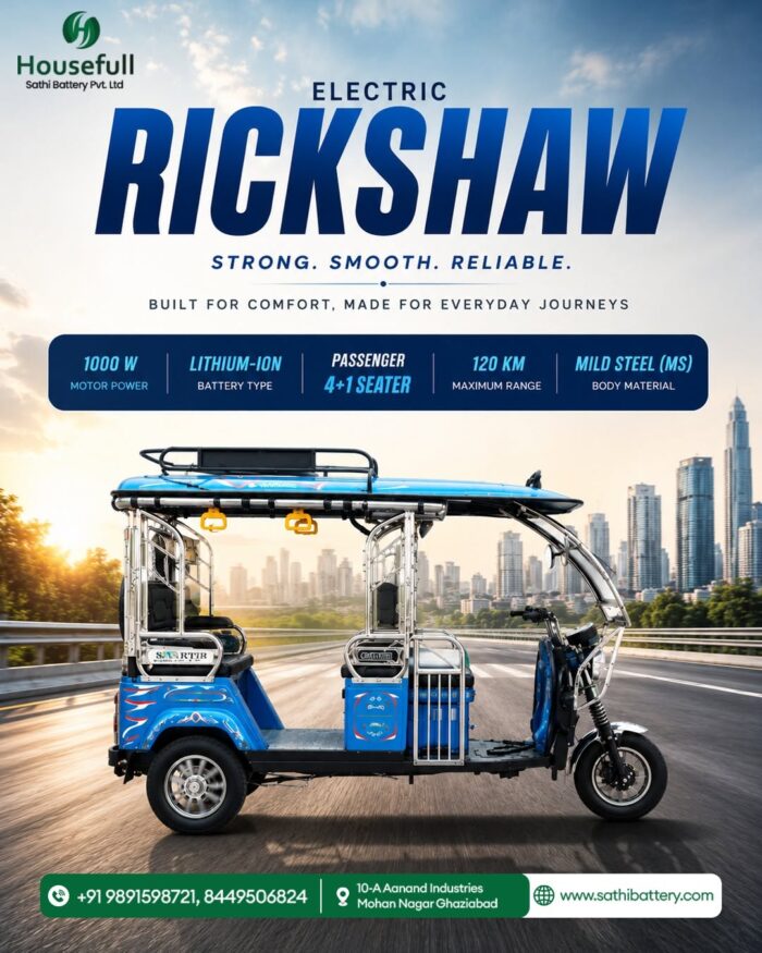 India’s Trusted Choice for E-Rickshaw Manufacturing – Housefull E-Rickshaw