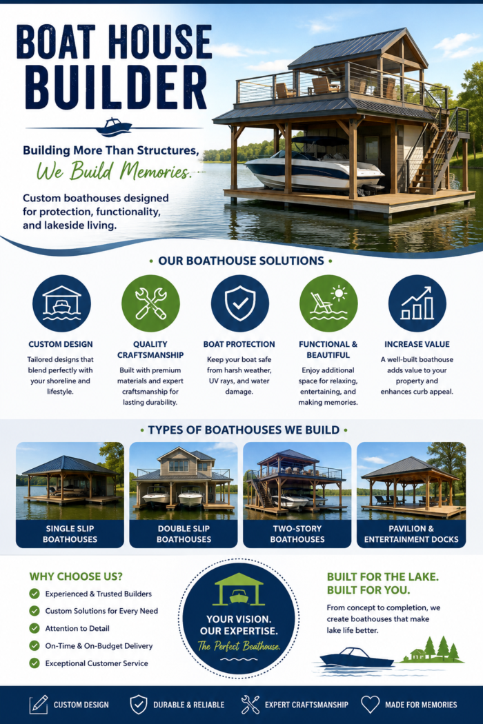 How to Choose the Right Boat House Builder for Your Waterfront