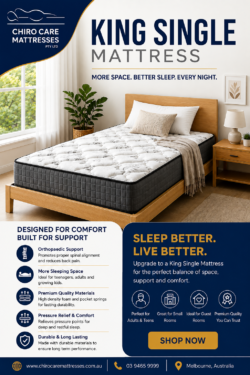 King Single Mattress for Comfort and Support