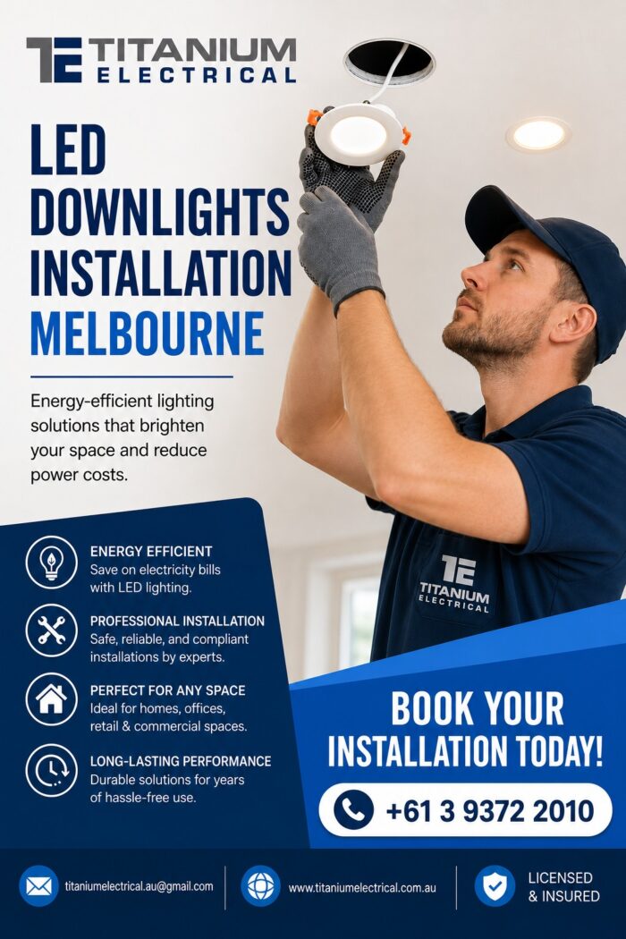 LED Downlights Installation Melbourne | Professional Lighting Solutions
