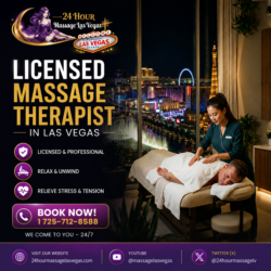 Book a Licensed Massage Therapist in Las Vegas Today 24/7