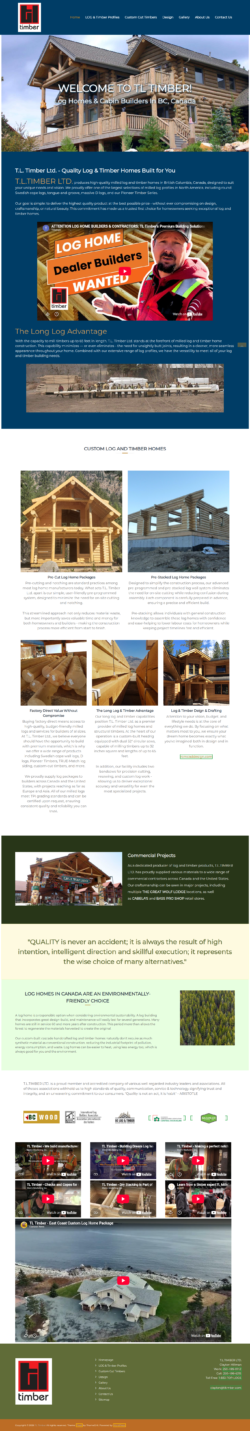 Log cabin kits in Canada
