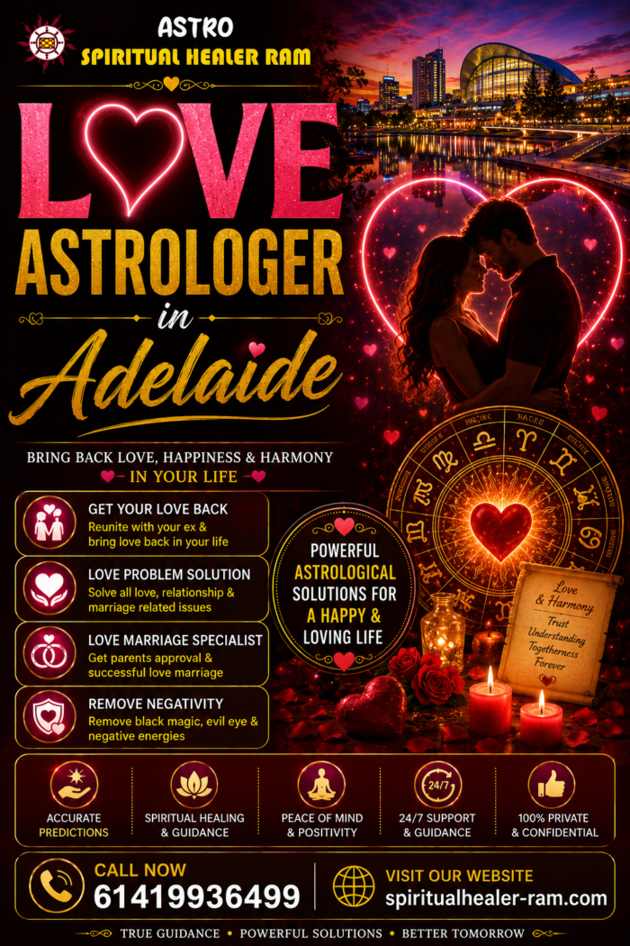 Love Astrologer in Adelaide – Love Astrology & Relationship Guidance | Astrologer Ram Guru Ji
