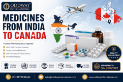 Courier Medicines From India To Canada: Supply Availability | Oddway International