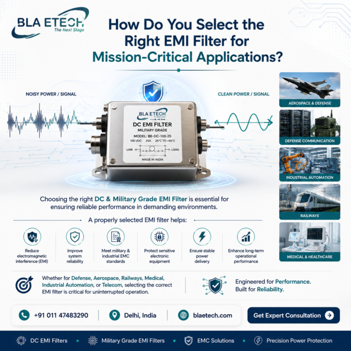 What Factors Should You Consider Before Selecting a Military Grade EMI Filter?